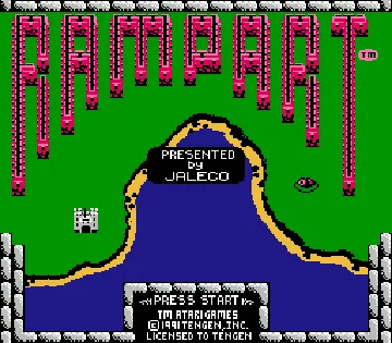 Rampart (USA) (Beta) (Jaleco) screen shot title